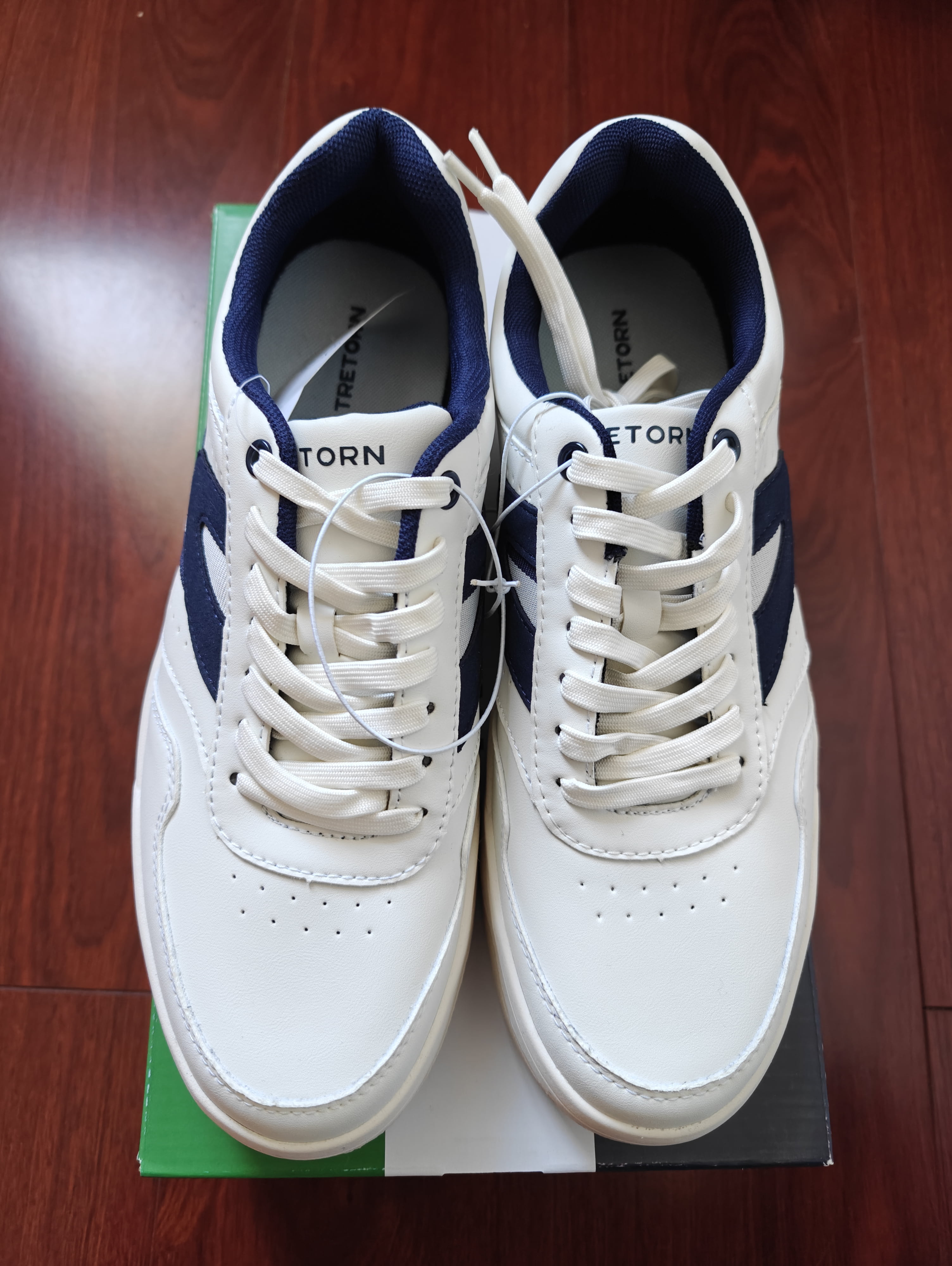 TRETORN Men White Blue Dennis Athletic Tennis Sneaker Shoes size 10 NEW IN BOX NWIB Tretorn Men main image 3