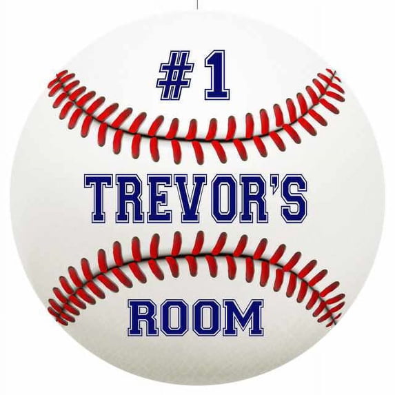 TREVOR'S Bedroom 12" Round Metal Sign Boys Room Wall Décor Gift 200120030126