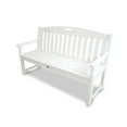 thumbnail image 1 of TREX Outdoors Yacht Club 60" Bench in Classic White, 1 of 7