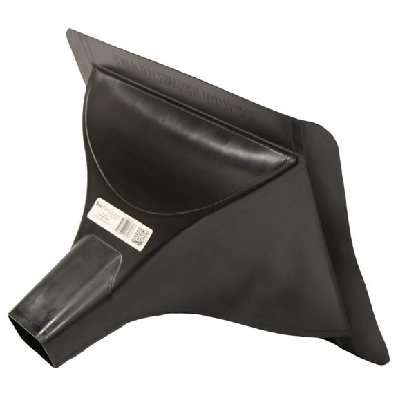 TREX Rain Escape Black Deck Drainage System Downspout