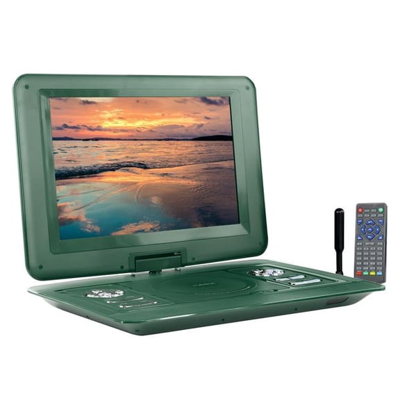 Trexonic 15.4 Inch Portable TV+ DVD Player with Swivel TFT-LCD Screen ...