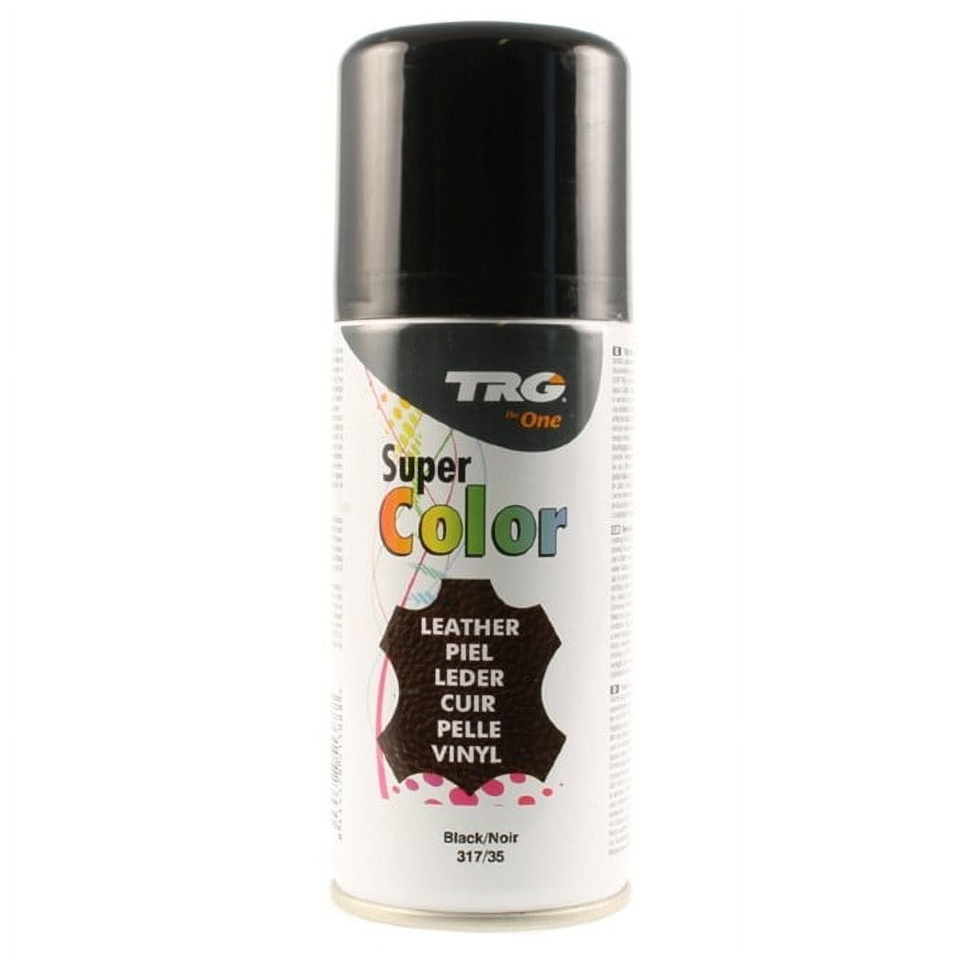TRG Black 317 Super Color - best spray paint for leather and synthetics