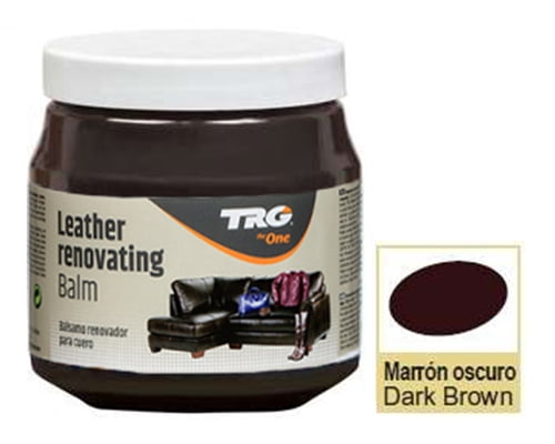 TRG Dark Brown Large Leather Conditioner - best leather cleaner and conditioner for large products such as leather sofa or leather car seat.