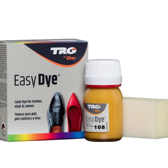 TRG Ochre 108 Color Dye - bestleather dye, makes it easy to either restore the color of your shoes, handbags or other leather goods or to change the color