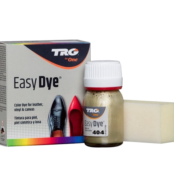 TRG Platinum Silver Color Dye - best metallic paint. Easy-to-use product safely cleans, dyes and shines metallic leather, canvas or vinyl. Restores new life to old, hard leather.