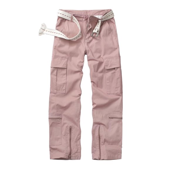 TRGPSG Cargo Pants for Women Y2K Casual Pants Parachute Pants Relaxed Fit Streetwear with Multiple Pockets(No Belts) Purple Gray,Size 4