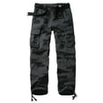thumbnail image 1 of TRGPSG Men's Classic All Cotton Cargo Pants, 6-Pocket Work & Hiking Pants(No Belts)Camo,Size 36, 1 of 7