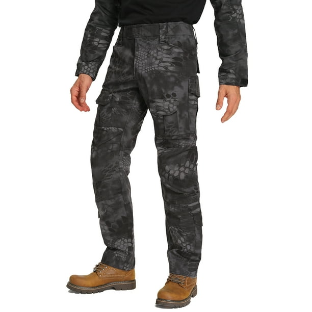 TRGPSG Hiking Pants for Men Outdoor Work Cargo Pants Workwear 36