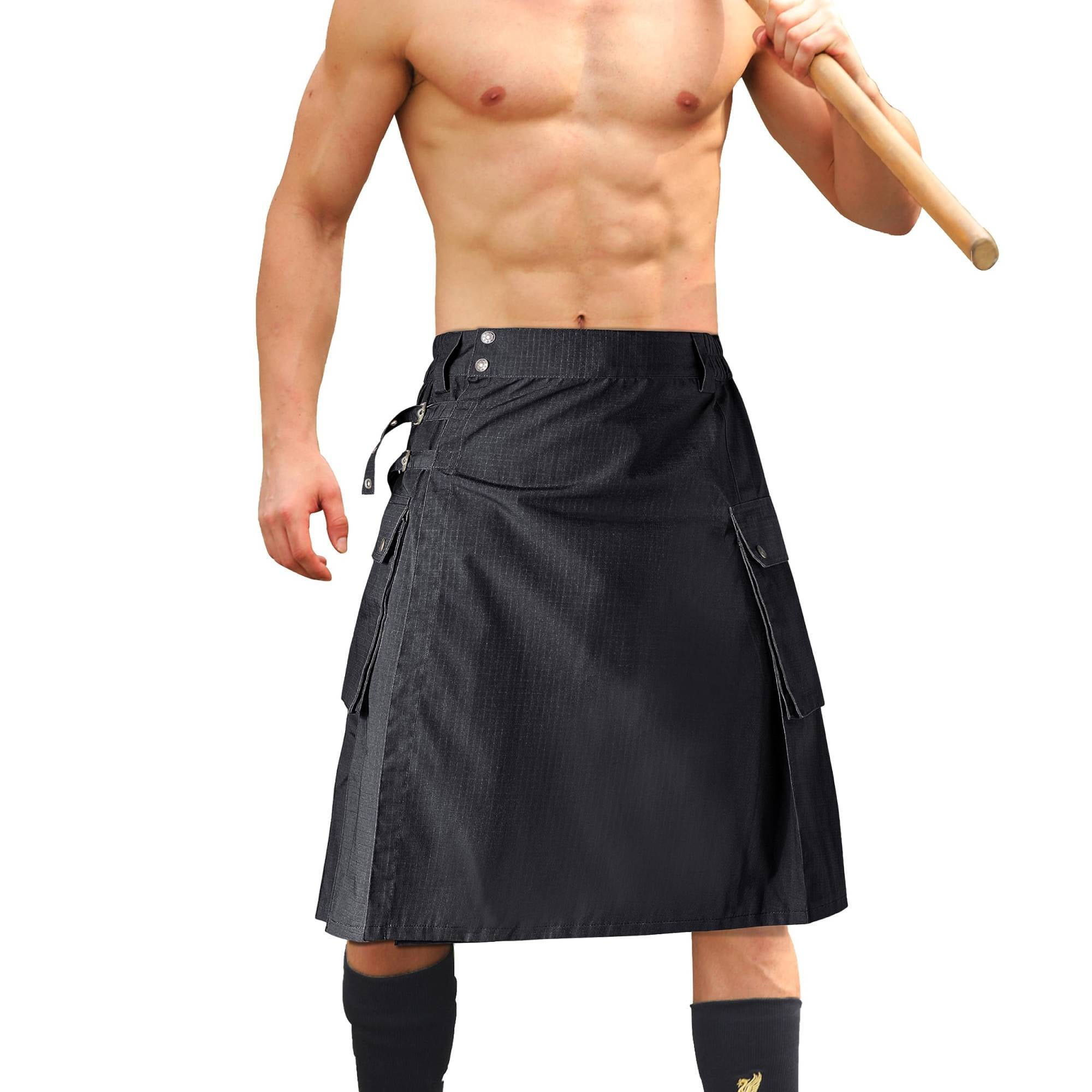 Men's top utility skirt
