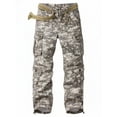 thumbnail image 1 of TRGPSG Men's Camo Cargo Pants with 8 Pockets Relaxed Fit Camo Pants(No Belt) 32x31, 1 of 7