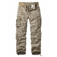 thumbnail image 1 of TRGPSG Men's Camo Cargo Pants with 8 Pockets Relaxed Fit Camo Pants(No Belt) 36x32, 1 of 7