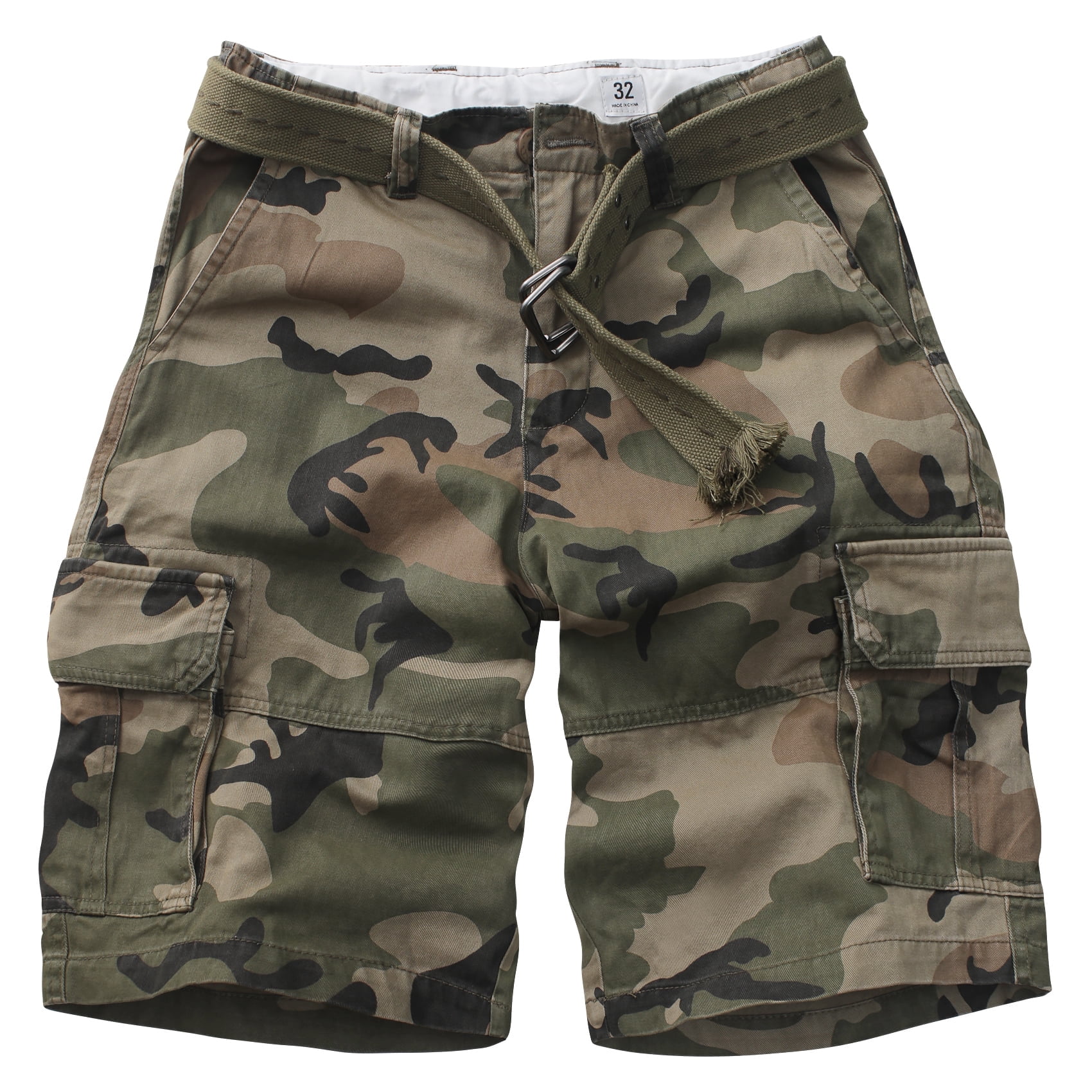 C29 Sign TRGPSG Men's Camo Multi-Pocket Relaxed Fit Casual Shorts,Outdoor ...