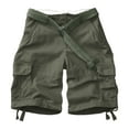 thumbnail image 1 of TRGPSG Men's Camo Multi-Pocket Relaxed Fit Casual Shorts,Outdoor Camouflage Twill Cargo Shorts 11" Inseam(No Belt),Light Army 36, 1 of 9