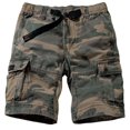 thumbnail image 1 of TRGPSG Men's Camo Shorts with 6 Pockets Elastic Waist Cargo Shorts,Khaki Camo 34, 1 of 4