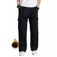 thumbnail image 1 of TRGPSG Men's Cargo Pants Multi-Pocket Casual Fleece Regular Work Pants, 1 of 5