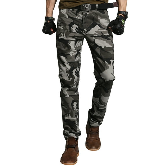 TRGPSG Men's Cargo Pants Outdoor Cotton Cargo Work Pants