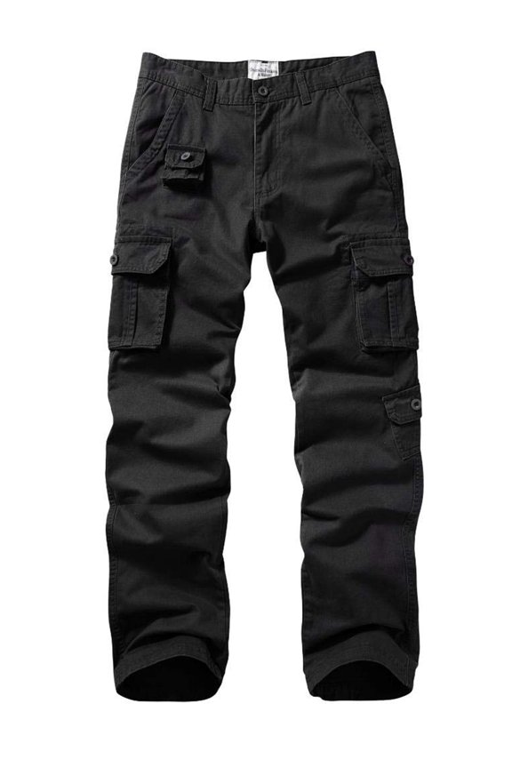 Men's Cargo Pants Outdoor Relaxed Fit Hiking Pants with Multi-Pockets 29