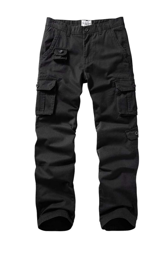 Men's Cargo Pants Outdoor Relaxed Fit Hiking Pants with Multi-Pockets 34