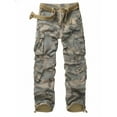 thumbnail image 1 of TRGPSG Men's Cargo Pants with 8 Pockets Cotton Cargo Work Pants(No Belt),C34 Camo 38x33, 1 of 8