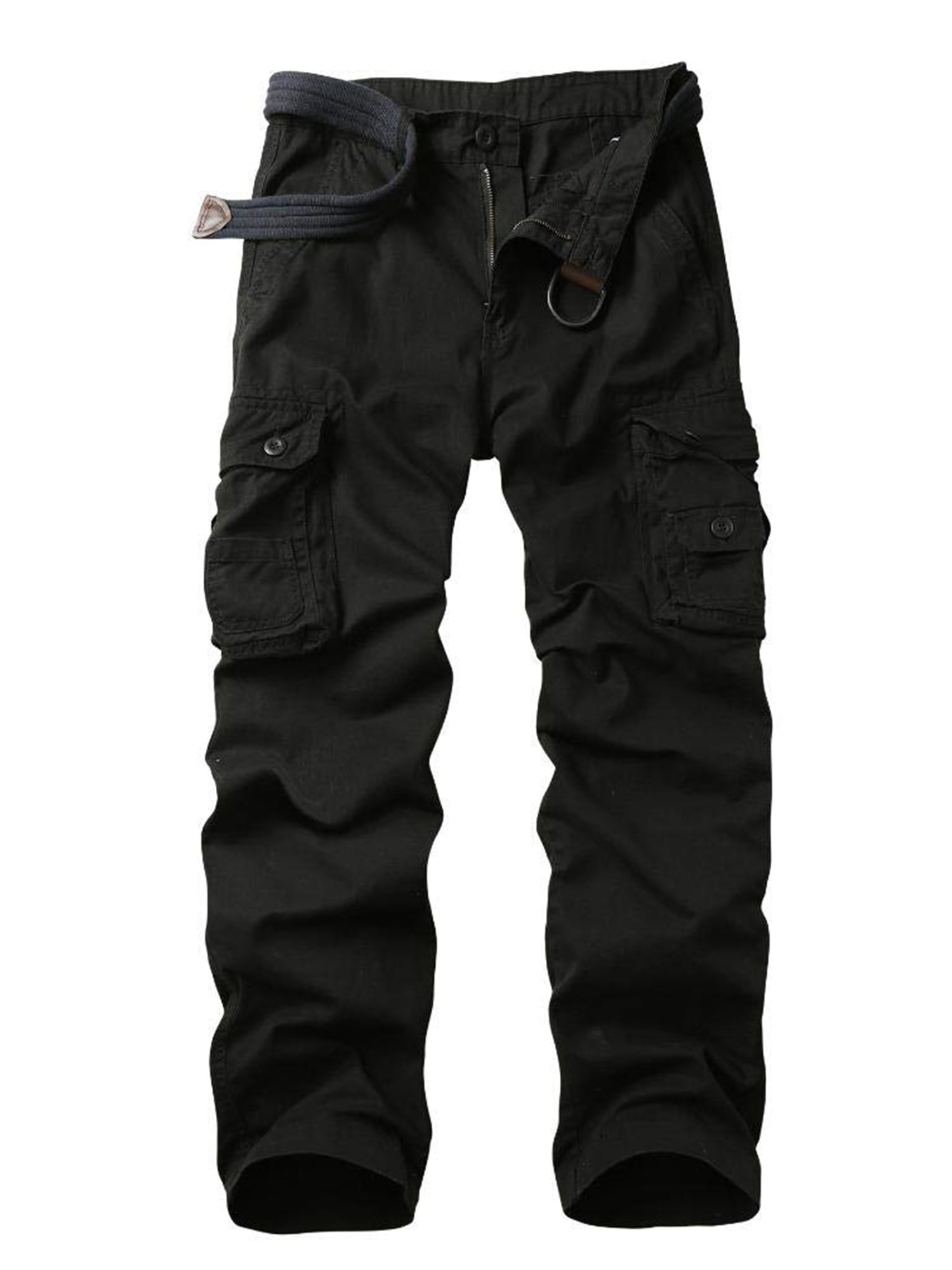 TRGPSG Men's Cargo Pants with Multi Pockets Outdoor Cotton