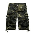 thumbnail image 1 of TRGPSG Men's Cargo Shorts Multi-Pocket Below Knee Cotton Work Shorts 36, 1 of 7