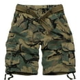 thumbnail image 1 of TRGPSG Men's Cargo Shorts with 6 Pockets Causal Camo Cotton Work Shorts(No Belt),Armygreen Camo 32, 1 of 6