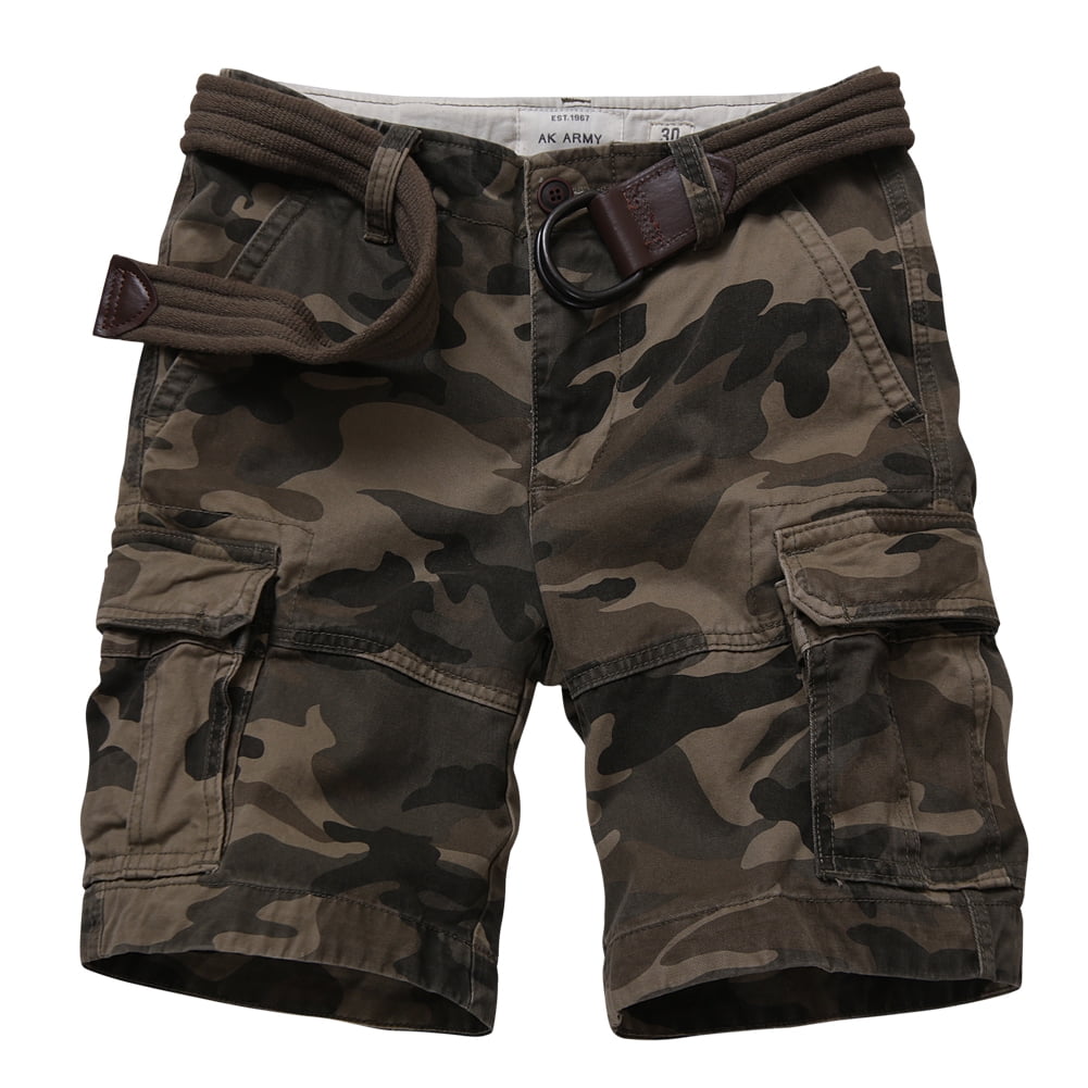 TRGPSG Men s Cargo Shorts with 6 Pockets Cotton Work Shorts No