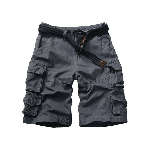TRGPSG Men's Cargo Shorts with 9-Pockets, Comfort Camo Cotton Durability Shorts,Casual Cargo Style Work Shorts Size 40