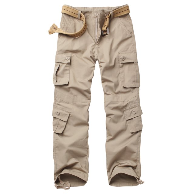 TRGPSG Men's Casual Work Cargo Pants Outdoor Hiking Pants with Pockets