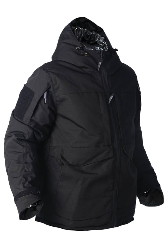 Men's Snow Ski Jacket with 9 Pockets Warm Jacket Waterproof Hooded Coat Windproof Winter Parka