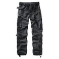thumbnail image 1 of TRGPSG Men's Wild Relaxed Fit Cargo Pants with 9 Pockets(No Belt),E Camo 36x32, 1 of 6