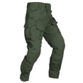 thumbnail image 1 of TRGPSG Men's Ripstop Cargo Pants, Water-Resistant Heavy-Duty Workwear for Hiking & Outdoors,Armygreen Size 38, 1 of 7