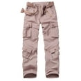 thumbnail image 1 of TRGPSG Women's Cargo Pants with 8 Pockets Cotton Casual Work Pants Y2k Camo Cargo Pants(No Belt),Purple Gray 2, 1 of 9