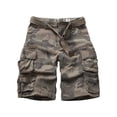 thumbnail image 1 of TRGPSG Women's Cargo Shorts, 9-Pocket Cotton Blend Utility Shorts for Hiking and Work, Mid-Rise Relaxed Fit Summer Apparel,Deep Camo Size 12(No Belts), 1 of 8