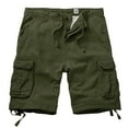 thumbnail image 1 of TRGPSG Women's Casual Cargo Shorts with 6 Pockets Summer Shorts,Armygreen 12, 1 of 6