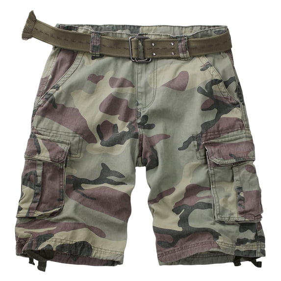 TRGPSG Women's Casual Cargo Shorts with 6 Pockets Summer Shorts,C29 Camo 16