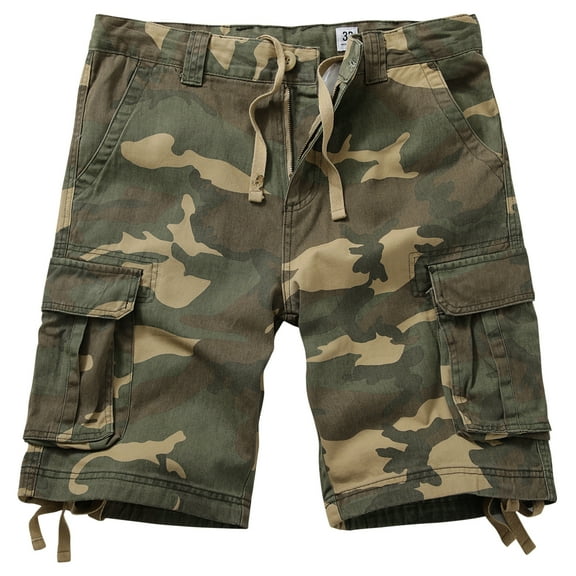 TRGPSG Women's Casual Cargo Shorts with 6 Pockets Summer Shorts,C34 Camo 2