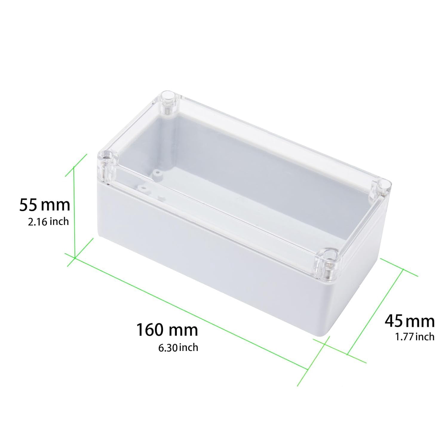 TRH-160x45x55mm ABS Plastic Junction Box, Waterproof IP65 Electrical ...