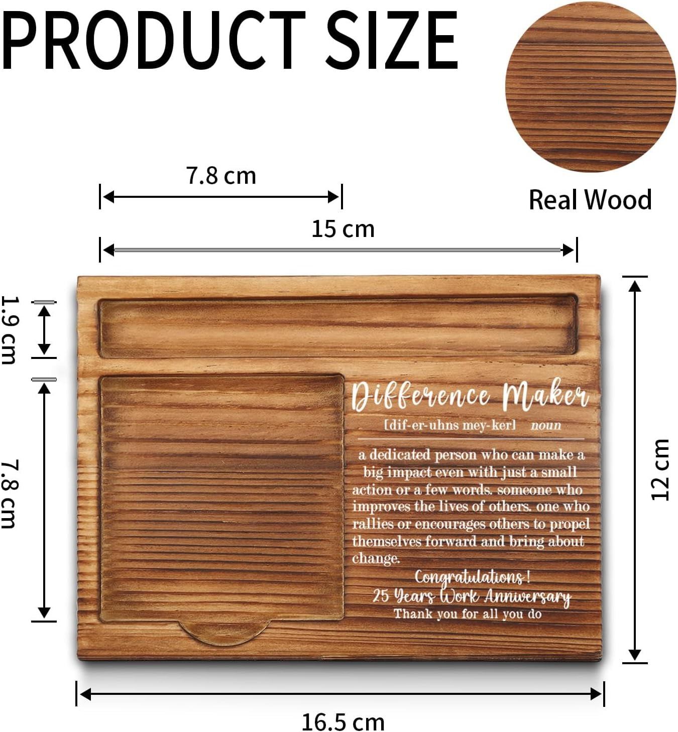 Pasimy Thank You Teacher Gifts From Student Includes Wooden Sticky Note Holder Sticky Notes Ballpoint Pen Appreciation Teacher Gift Cards For Women Men Teachers' Day Graduation Gifts