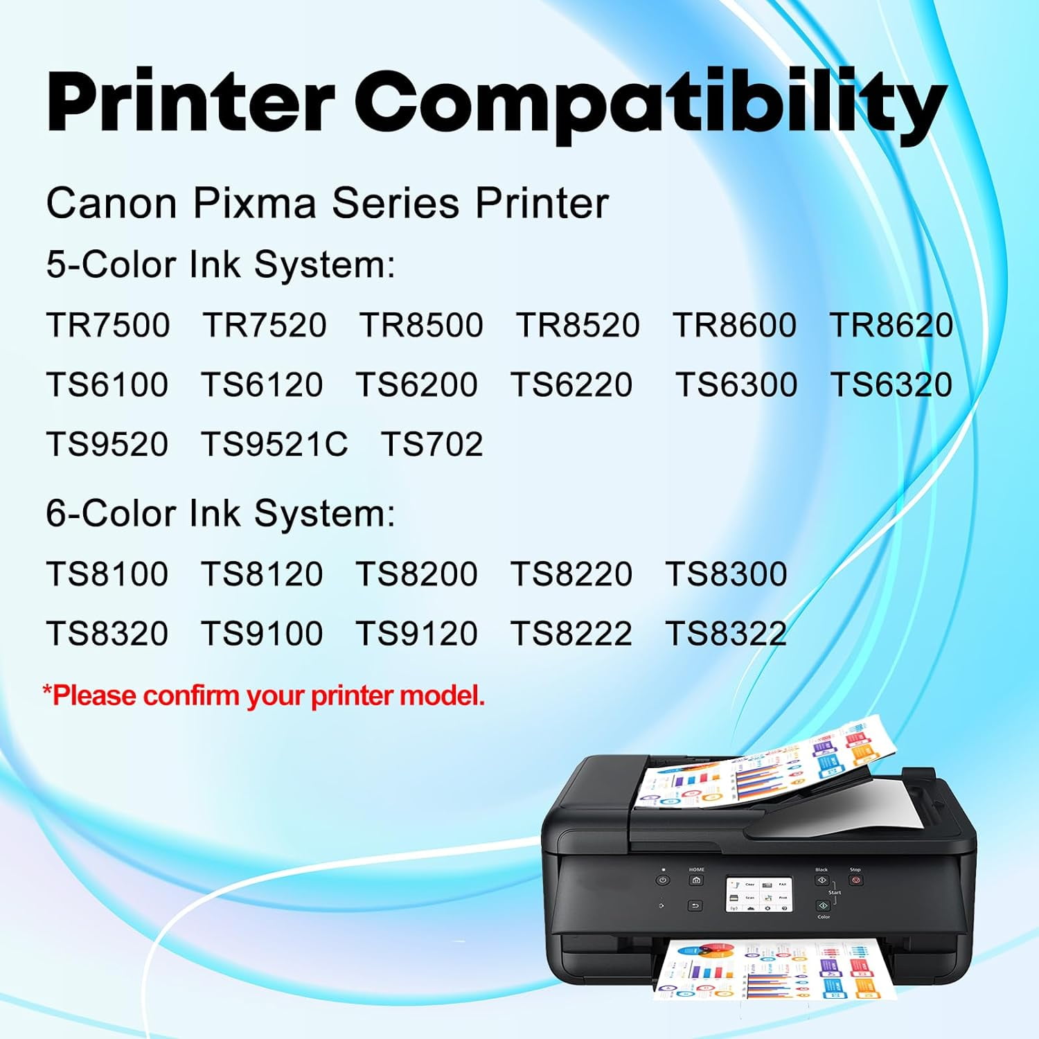 Canon Printer Ink 5-Pack Ink Cartridges For Canon PGI-280 & CLI-281 XXL – Compatible With Pixma TS/TR Series Canon 280 281 Ink - Foto 10