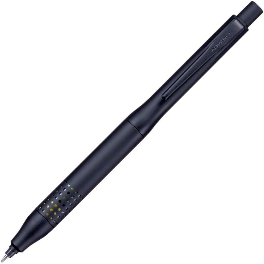 Uni Kuru Toga Advance Upgrade Mechanical Pencil 0.3mm + Smudge-Proof Lead & Sticky Notes Set - Black