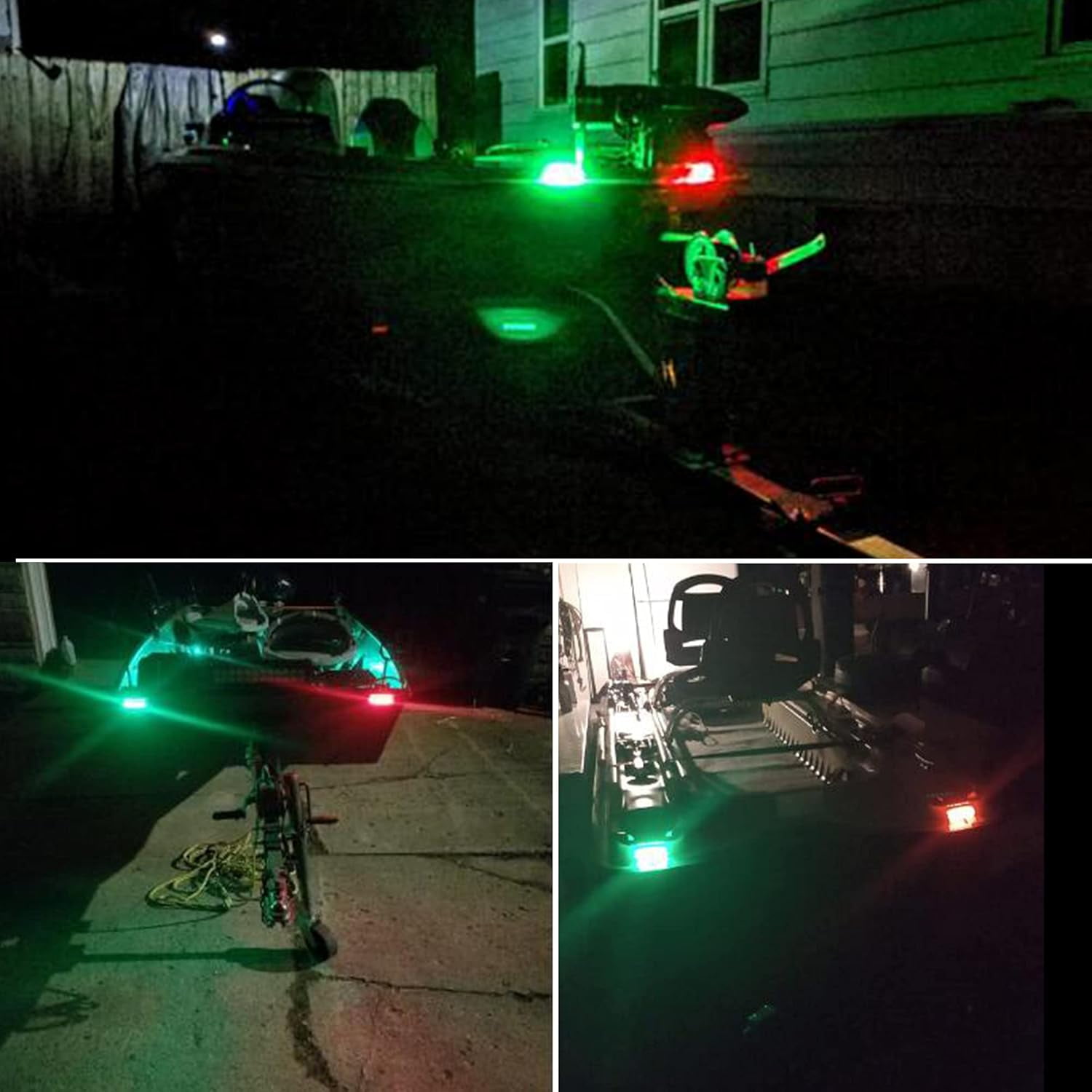 Yacht Courtesy Lights 4x Red Green Boat Navigation LED Lights Stern Lights Boats Starboard Light Cjsyj H 879422