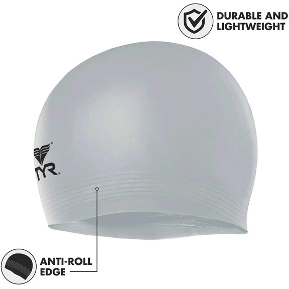 TRHOO-Adult Latex Swim Cap