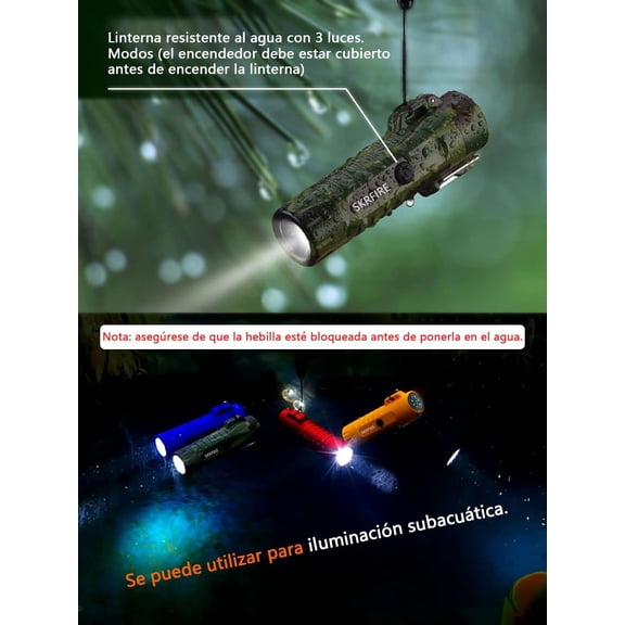 TRHOO-Cool Lighter USB Rechargeable Dual Arc Plasma Lighter Outdoor Flashlight with Compass for Emergency Survival Kit, Adventure, Survival (Blue)