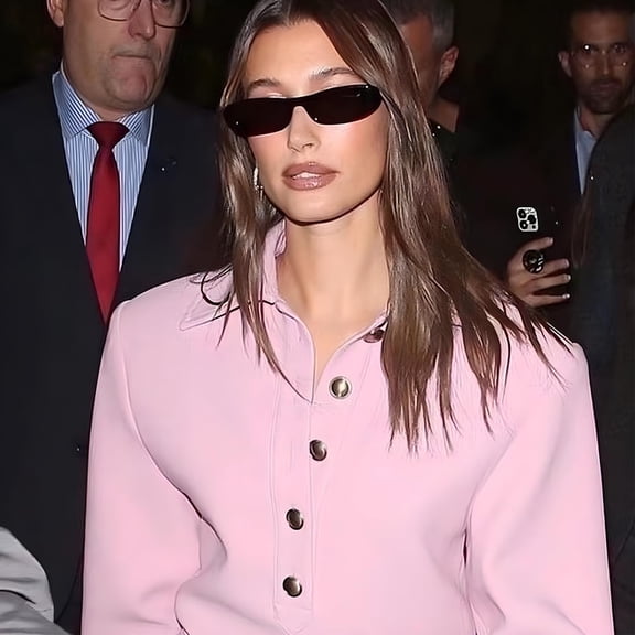 TRHOO-Elongated Narrow Cat Eye Sunglasses for Women Men 90s Sun Glasses Womens Small Oval Sunglasses Black Shades