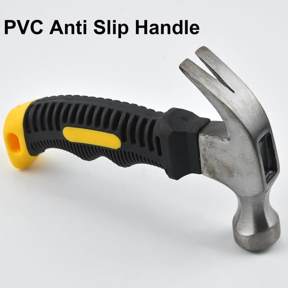 TRHOO-Engineering Hammer, Mini Claw Hammer, Small Hammer For Nailing Walls, Nail Hammer, Kids Hammer, Stubby Hammer, Multifunctional Carbon Steel Woodworking Hammer