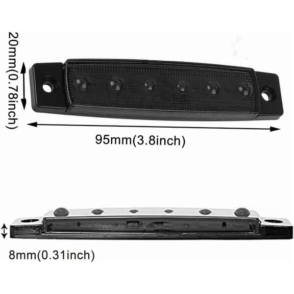 TRHOO-LED Boat Interior Lights Marine Courtesy Light Strip Deck Transom Cockpit Navigation Lighting Waterproof 12V for Fishing Pontoon Sailboat Kayak Yacht(10Pcs) (Green)