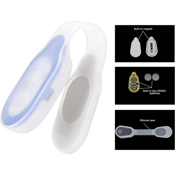 TRHOO-LED Flashlight Clip On Flashlight Nursing Night Light Clip Hands Free Rechargeable Safety Night Shift Lights for Outdoor Sports