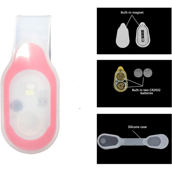 TRHOO-LED Flashlight Clip On Flashlight Nursing Night Light Clip Hands Free Rechargeable Safety Night Shift Lights for Outdoor Sports