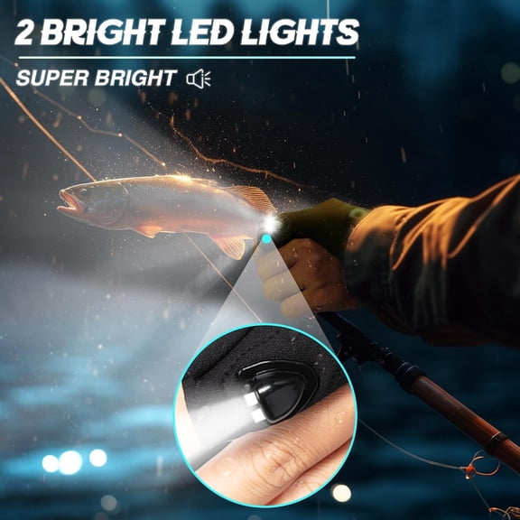 TRHOO-LED Flashlight Gloves,Fathers Day Dad Gifts from Daughter Son Wife, Christmas Birthday Gifts for Men Dad Him Boyfriend Husband,Cool Gadget Hands Free Lights for Repairing Fishing Camping